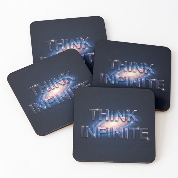 Item preview, Think Infinite Galaxy Typography – Space Mindset Cosmic Design designed and sold by Altair_.