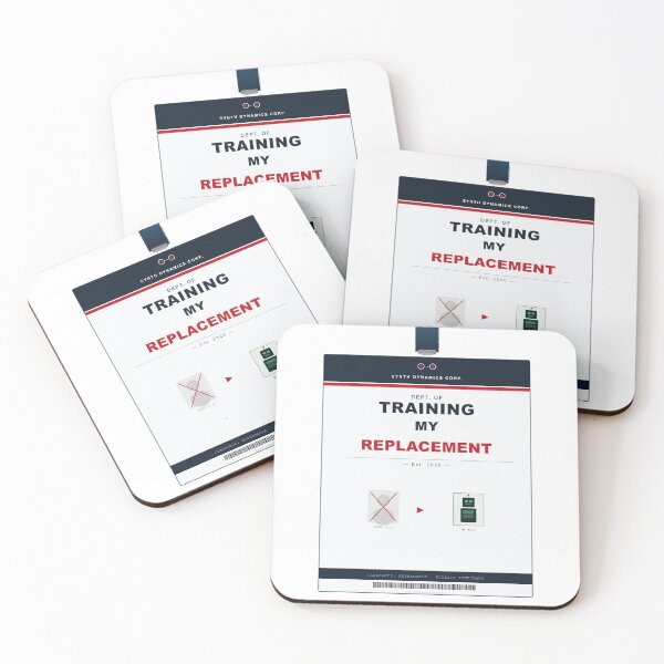 Item preview, Training My Replacement - AI Workplace Humor designed and sold by Peace Frog SEA.