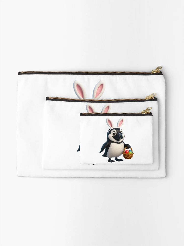 Thumbnail 2 of 4, Zipper Pouch, Easter Razorbill designed and sold by Sillytoe.