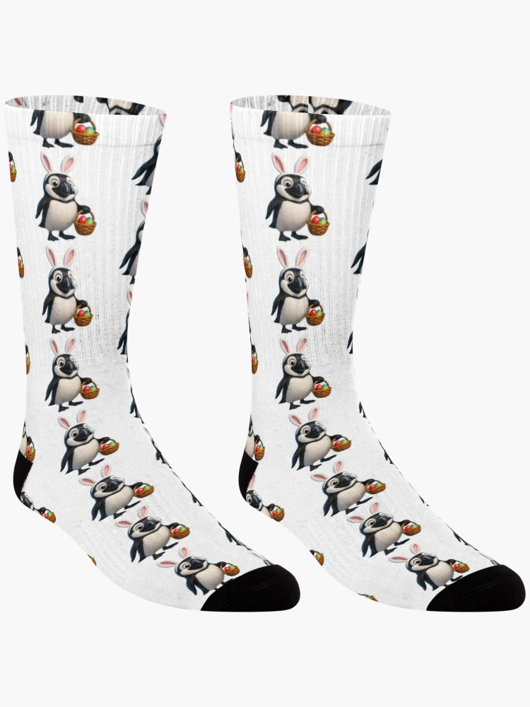 Thumbnail 3 of 5, Socks, Easter Razorbill designed and sold by Sillytoe.
