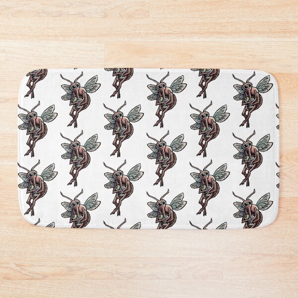 Item preview, mosquito drinking a cocktail with a little umbrella in it designed and sold by LisaHaney.
