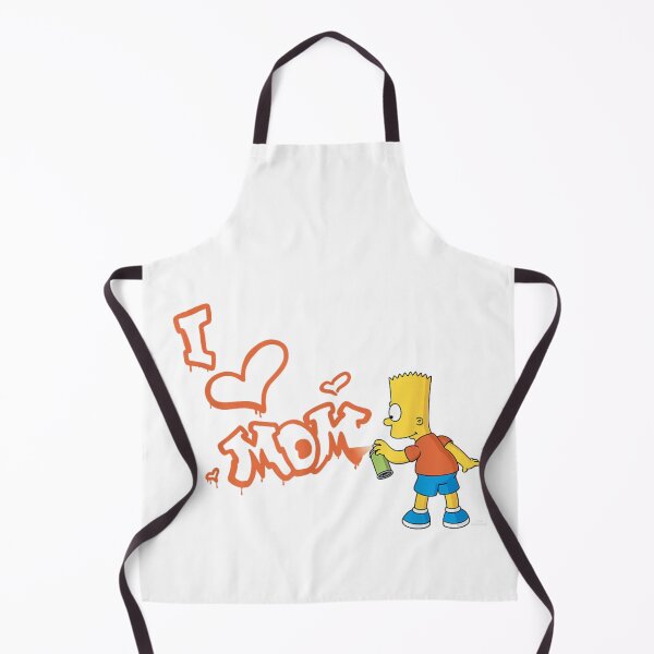 Item preview, Mother's Day Bart I Love Mom Graffiti designed and sold by VexlyPlonk.