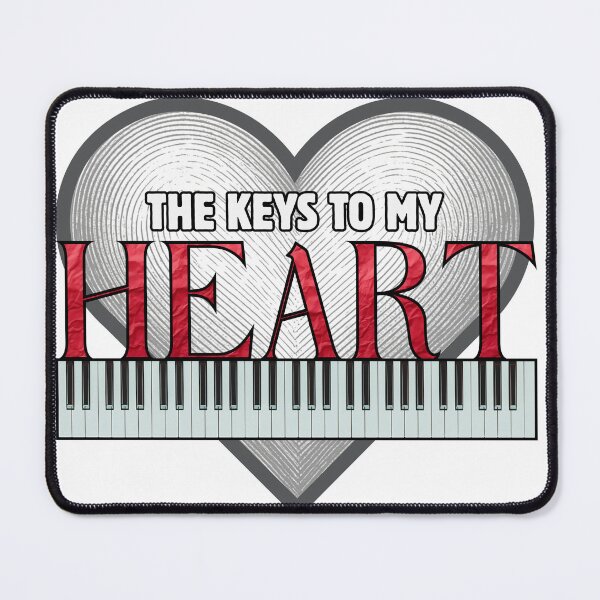 Item preview, The Keys to My Heart Shirt – Piano Lover Valentine Tee – Music Romantic Graphic Shirt – Pianist Gift designed and sold by MusicFanTees.