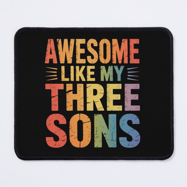 Item preview, Awesome Like My Three Sons Fathers Day Funny Dad designed and sold by grounabslaninal.