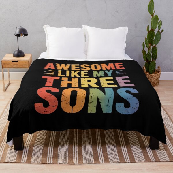 Item preview, Awesome Like My Three Sons Fathers Day Funny Dad designed and sold by grounabslaninal.