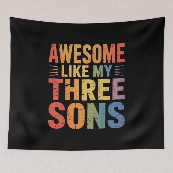 Item preview, Awesome Like My Three Sons Fathers Day Funny Dad designed and sold by grounabslaninal.