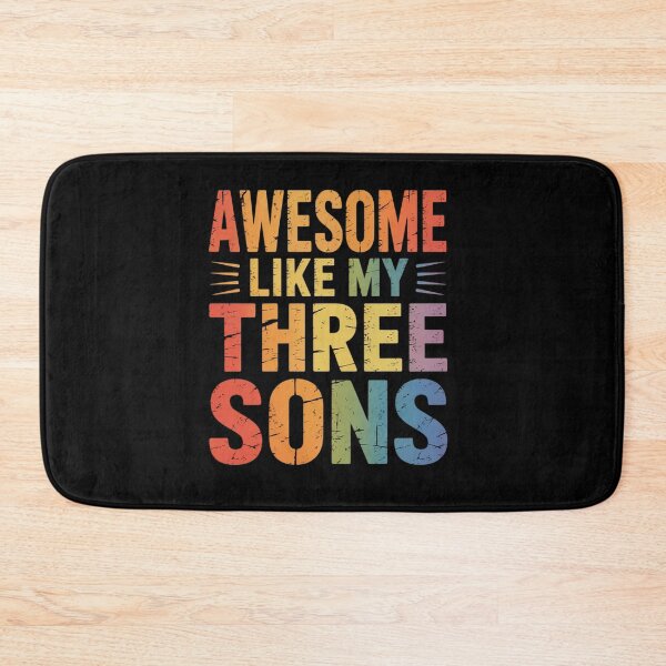 Item preview, Awesome Like My Three Sons Fathers Day Funny Dad designed and sold by grounabslaninal.