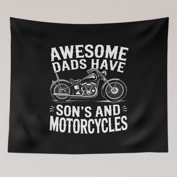 Item preview, Awesome Dads Have Sons and Motorcycle Dad Father's Day designed and sold by grounabslaninal.