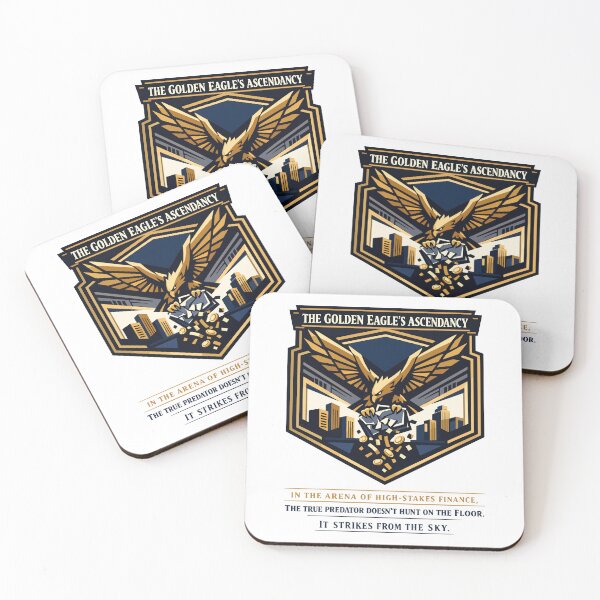 Item preview, Golden Eagle Ascendancy Powerful Predator Finance Motivation designed and sold by WildlifeInc.