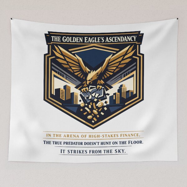 Item preview, Golden Eagle Ascendancy Powerful Predator Finance Motivation designed and sold by WildlifeInc.