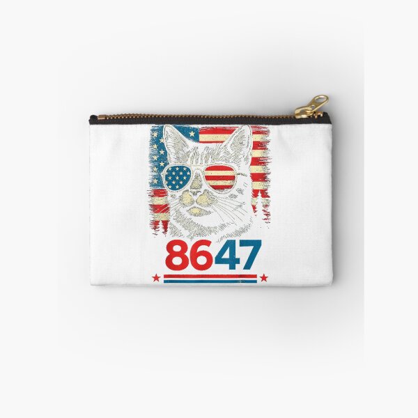 Item preview, 8647 cat patriotic 86 47 funny cat usa flag sunglasses designed and sold by 3INEKMIZAN.