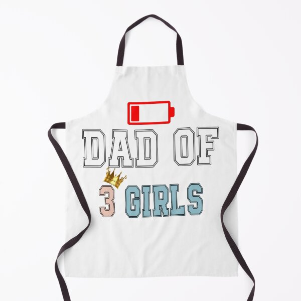 Item preview, Dad of 3 Girls Low Battery Funny 3 princess designed and sold by QuiteOrbit.