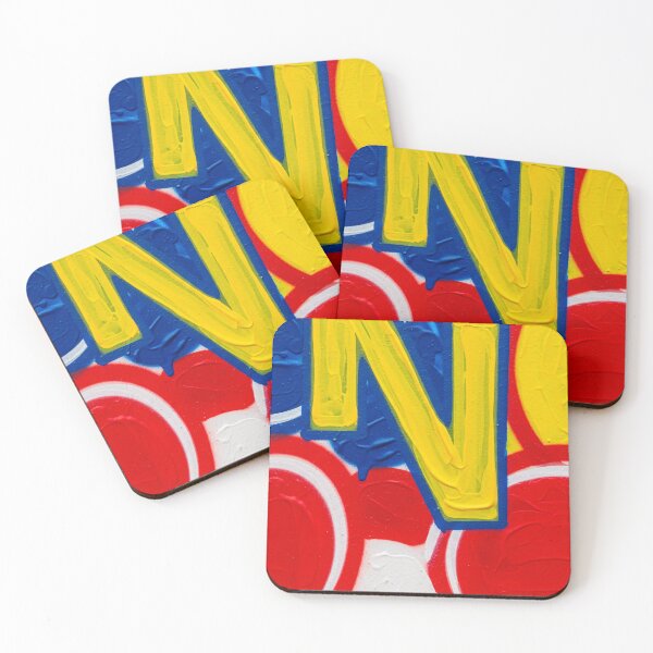 Item preview, Bold Yellow N Graffiti Texture designed and sold by PixorStudio.