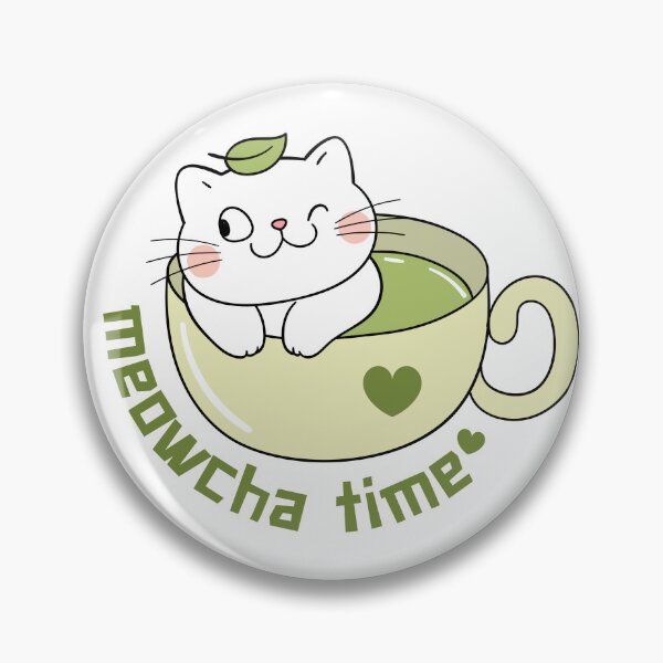 Item preview, Meowcha Time Funny Cat and Matcha Lovers designed and sold by thebest-2studio.