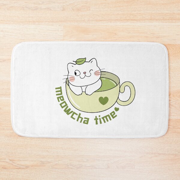 Item preview, Meowcha Time Funny Cat and Matcha Lovers designed and sold by thebest-2studio.