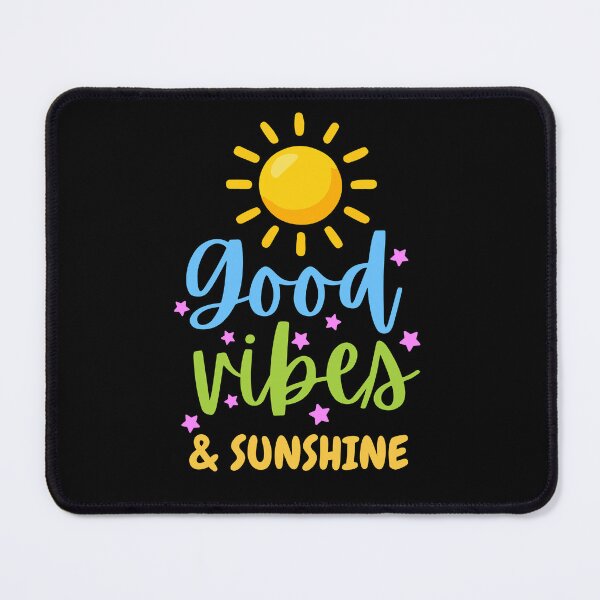Item preview, A cute good vibes and sunshine letter typography art motivational design  designed and sold by AESTHETIC-FLAIR.