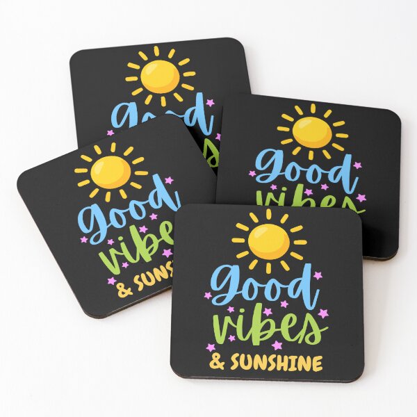 Item preview, A cute good vibes and sunshine letter typography art motivational design  designed and sold by AESTHETIC-FLAIR.