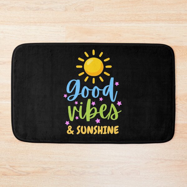 Item preview, A cute good vibes and sunshine letter typography art motivational design  designed and sold by AESTHETIC-FLAIR.