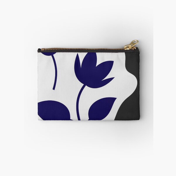 Item preview, Modern Royal Blue Floral Silhouette designed and sold by joycrysstudio.