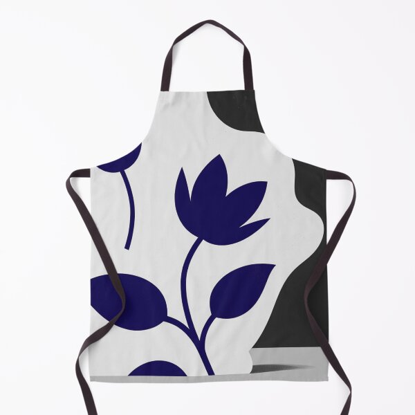 Item preview, Modern Royal Blue Floral Silhouette designed and sold by joycrysstudio.