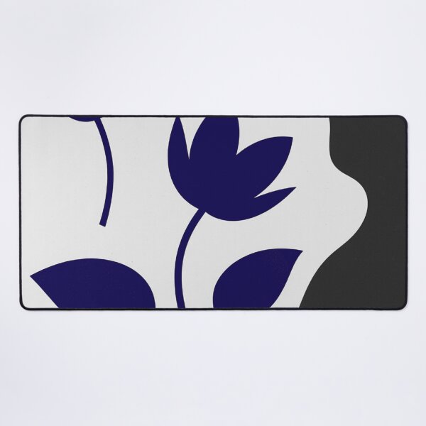 Item preview, Modern Royal Blue Floral Silhouette designed and sold by joycrysstudio.