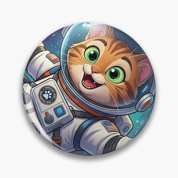 Item preview, Space Cat in Zero Gravity designed and sold by CiberLienzo.