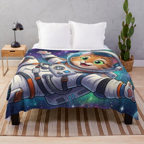 Item preview, Space Cat in Zero Gravity designed and sold by CiberLienzo.