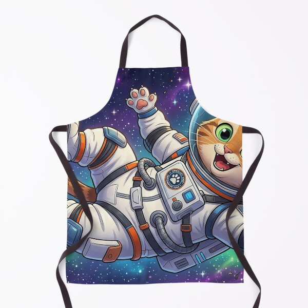 Item preview, Space Cat in Zero Gravity designed and sold by CiberLienzo.