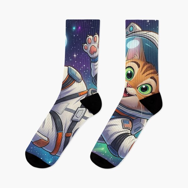Item preview, Space Cat in Zero Gravity designed and sold by CiberLienzo.