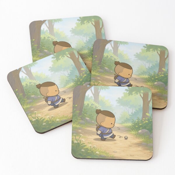 Item preview, Sokka Chibi art -kicking rocks designed and sold by Cat-and-Panda.