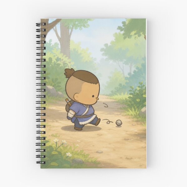 Item preview, Sokka Chibi art -kicking rocks designed and sold by Cat-and-Panda.