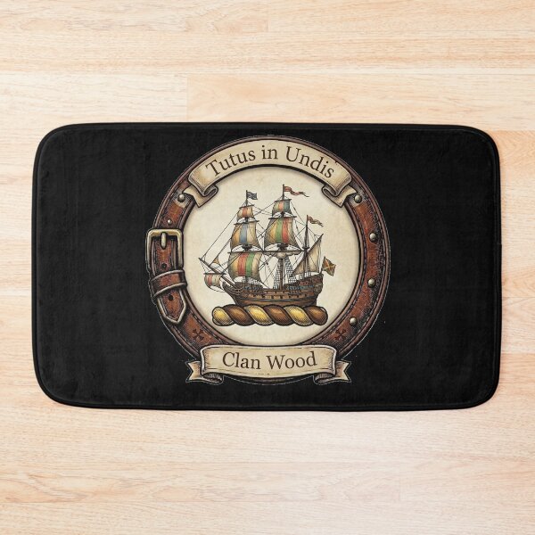Item preview, Clan Wood Crest designed and sold by BagTown Clans.