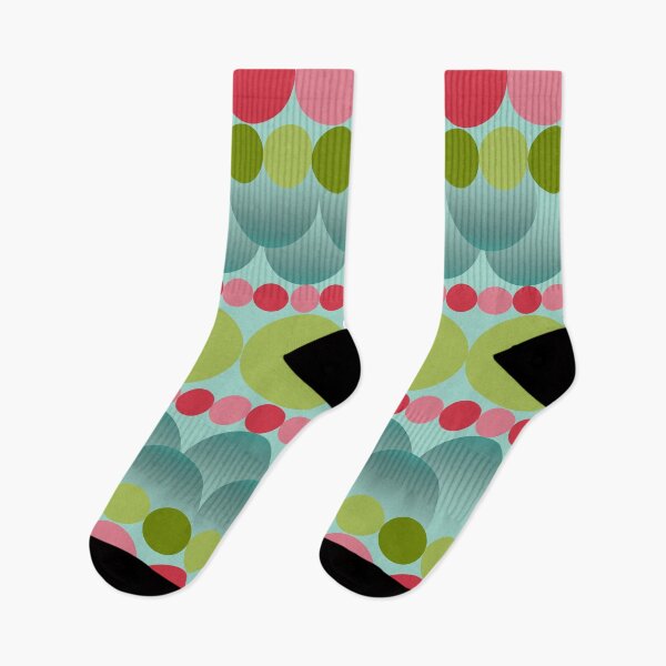 Item preview, Retro Pop Bubbles - Abstract Colorful Mid-Century Dot Pattern designed and sold by Luckymoon2000.