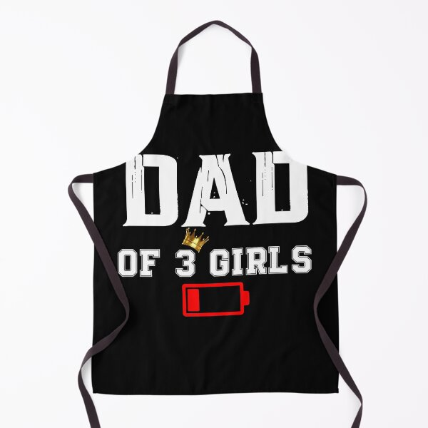 Item preview, Dad of 3 Girls Funny Father day retro designed and sold by QuiteOrbit.