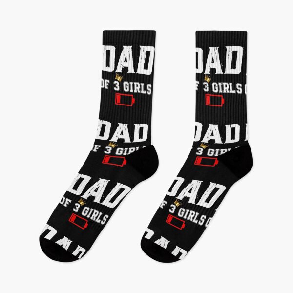 Item preview, Dad of 3 Girls Funny Father day retro designed and sold by QuiteOrbit.