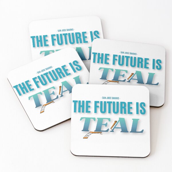 Item preview, SJ Sharks The Future Is Teal  designed and sold by Skeleton Hockey Department .