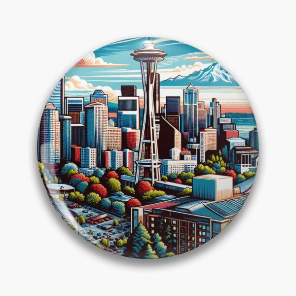 Item preview, Washington State Skyline designed and sold by Fastokart.