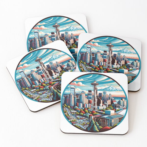 Item preview, Washington State Skyline designed and sold by Fastokart.