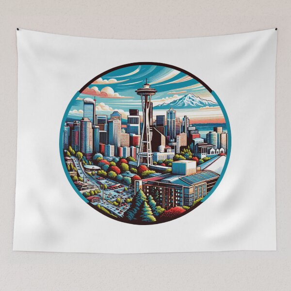 Item preview, Washington State Skyline designed and sold by Fastokart.