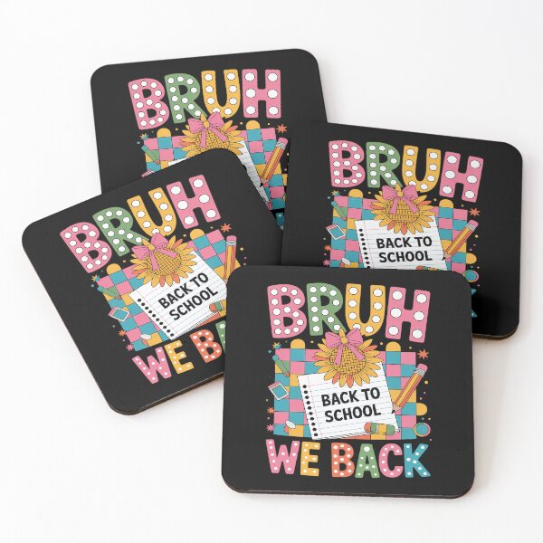 Item preview, Bruh We Back Pencil Bow Back to School Teacher Boys Girls designed and sold by grounabslaninal.