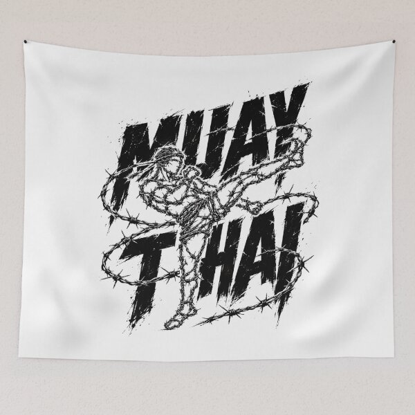Item preview, Muay Thai Warrior Barbed Wire  designed and sold by CoolCrazyQuirky.