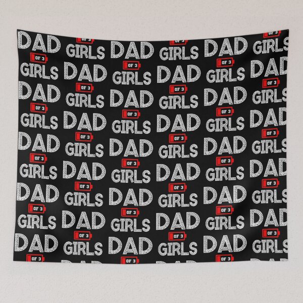 Item preview, Funny Fathers day 3 Girls Low Battery designed and sold by QuiteOrbit.
