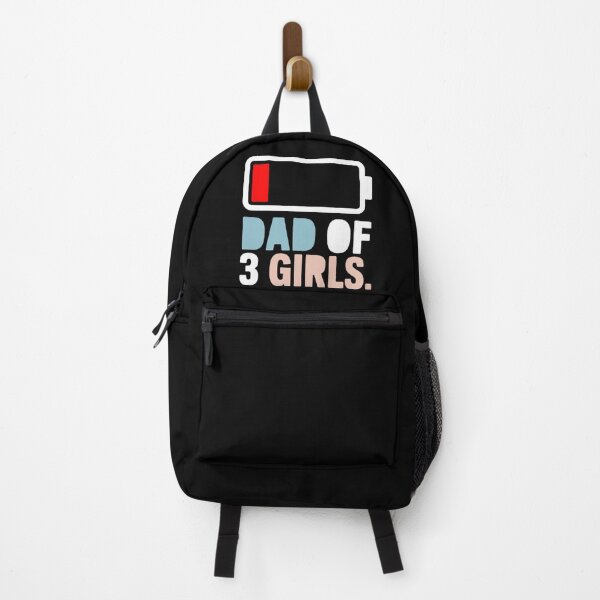 Item preview, Funny Dad of 3 Girls Low Battery Tired Father designed and sold by QuiteOrbit.