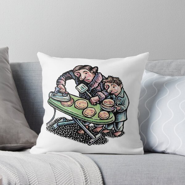 Item preview, mother irons pancakes on an ironing board for her son designed and sold by LisaHaney.