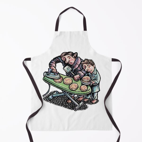 Item preview, mother irons pancakes on an ironing board for her son designed and sold by LisaHaney.