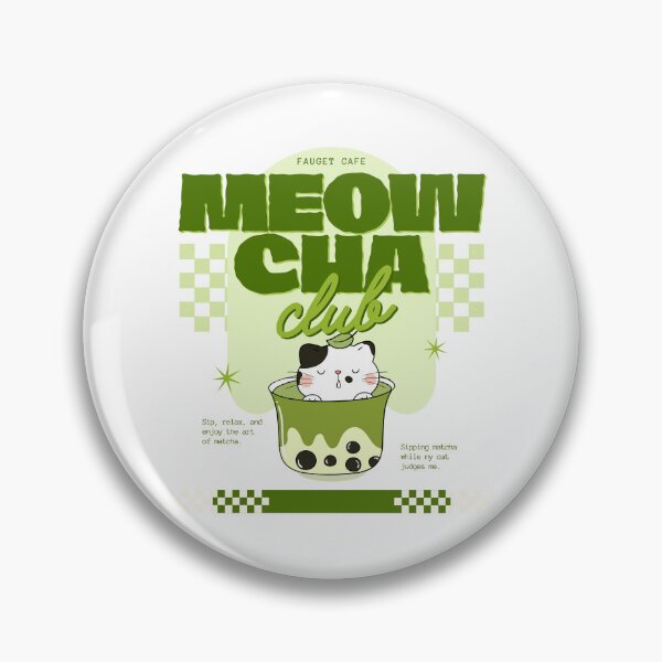 Item preview, Meowcha Club Funny Matcha Club designed and sold by thebest-2studio.