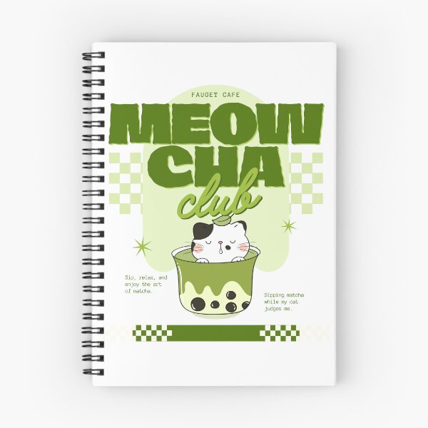 Item preview, Meowcha Club Funny Matcha Club designed and sold by thebest-2studio.