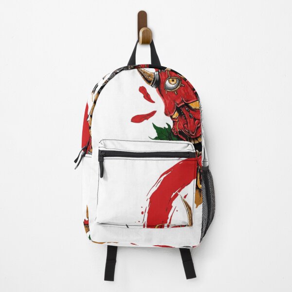 Item preview, Oni Mask & Kitsune Samurai Japanese Tattoo Design designed and sold by Neokage.