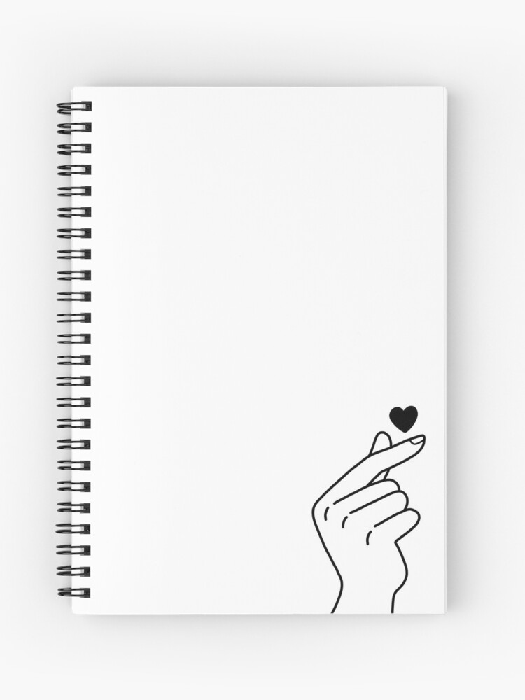 Aesthetic Korean Heart Drawing