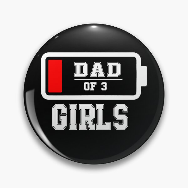 Item preview, Dad of 3 Boys Low Battery designed and sold by QuiteOrbit.